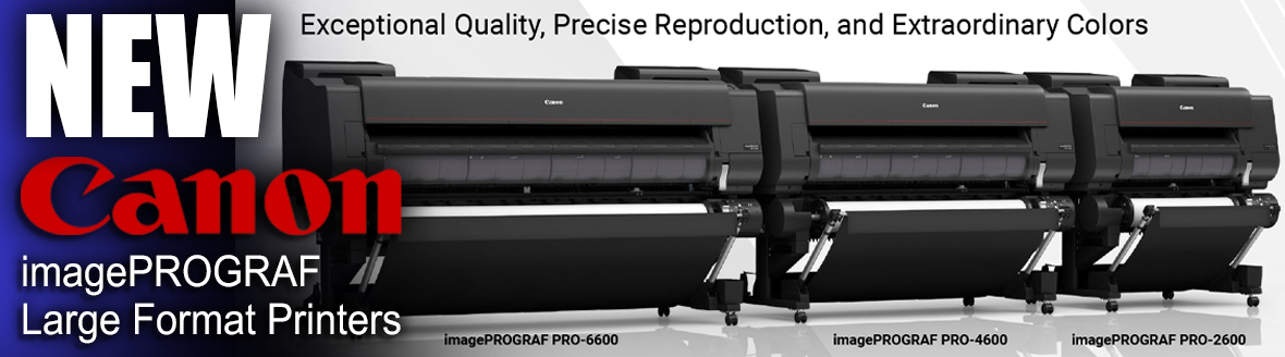 Canon imagePROGRAF Large Format Printers at ProDigitalGear.com