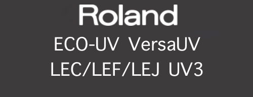 ROLAND Eco-UV VersaUV LEC/LEF/LEJ UV3