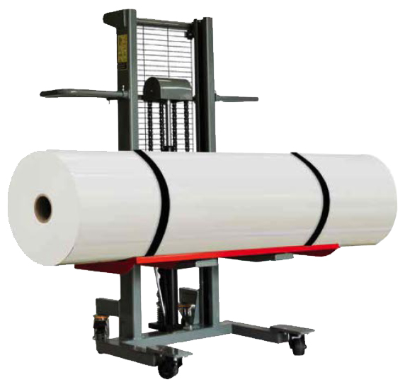 On-a-Roll Lifter® Jumbo; Lifts rolls up to (450 kg) 990 lbs