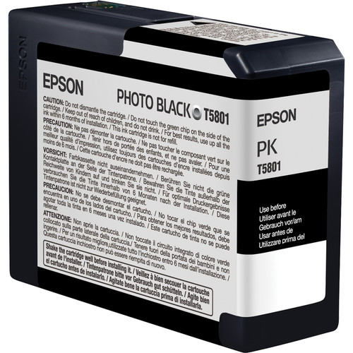 Epson Photo Black -- Stylus Pro 3800 and 3880 Printer (80ml)