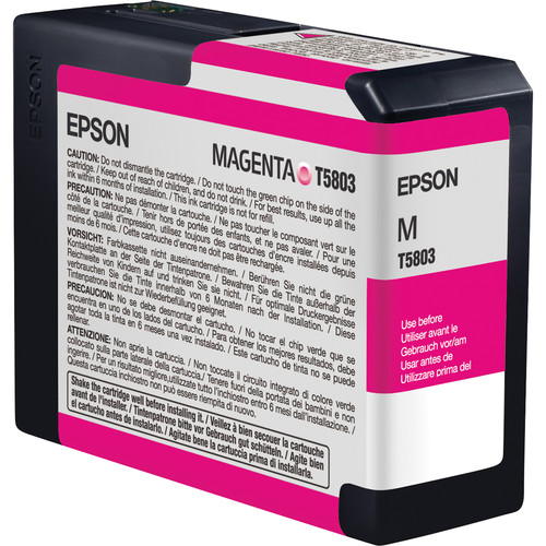 Epson Magenta -- Stylus Pro 3800 Printer (80ml)