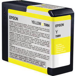 Epson Yellow -- Stylus Pro 3800 and 3880 Printer (80ml)