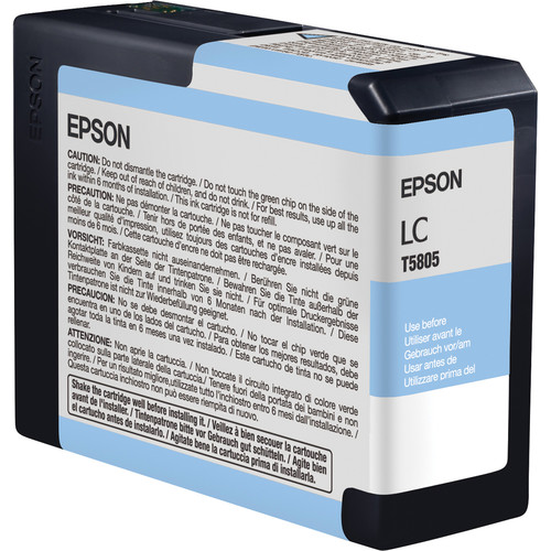 Epson  Light Cyan -- Stylus Pro 3800 and 3880 Printer (80ml)