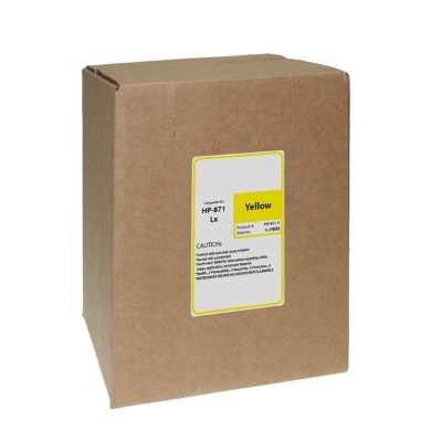 Replacement Bag for HP871 Latex G0Y 3000ml -- Yellow
