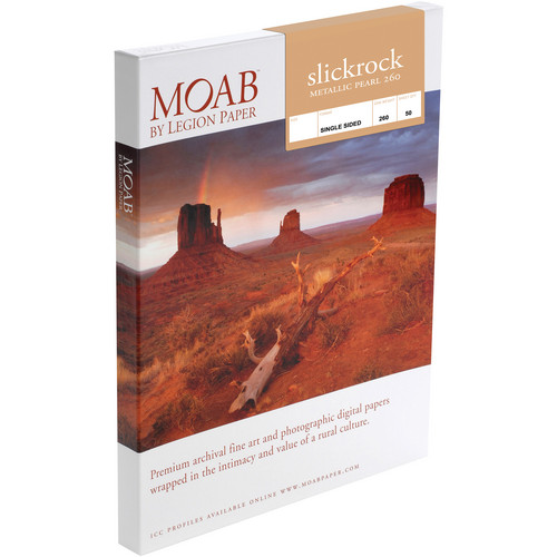 Moab Slickrock Metallic Pearl 13” x 19” (25 sheets)