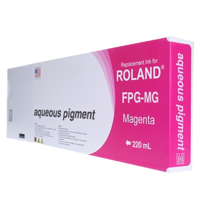 Replacement Cartridge for Roland Aqueous Pigment FPG - Light Magenta, 220ml