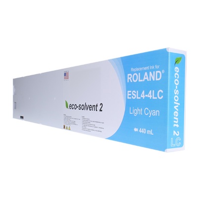 Replacement Cartridge for Roland Eco-Sol MAX 2 -Light Cyan, 440 ml