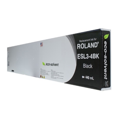 Replacement Cartridge for Roland Eco-Sol MAX - Black, 440mL