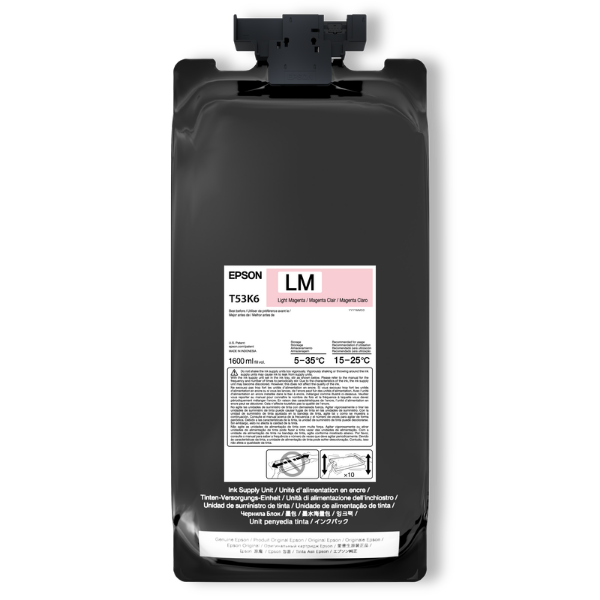 Epson T53K UltraChrome DS Ink Pack - Light Magenta, 2 x 1,600mL For Epson F6470