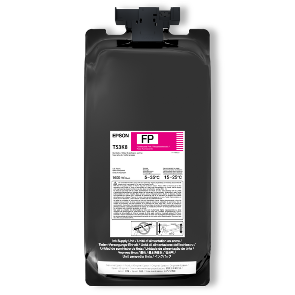 Epson T53K UltraChrome DS Ink Pack - Flourescent Pink, 2 x 1,600mL For Epson F6470