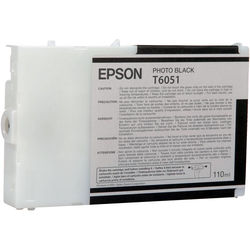 Epson UltraChrome, Photo Black Ink Cartridge for the Stylus Pro 4800 & 4880 Printers (110ml)