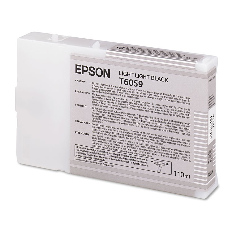 Epson UltraChrome, Light Light Black Ink Cartridge for the Stylus Pro 4800 & 4880 Printers (110ml)