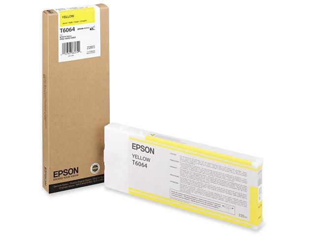 Epson UltraChrome, Yellow Ink Cartridge for Stylus Pro 4800 & 4880 (220ml)