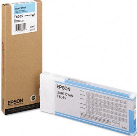 Epson UltraChrome, Light Cyan Ink Cartridge for Stylus Pro 4800 & 4880 (220ml)