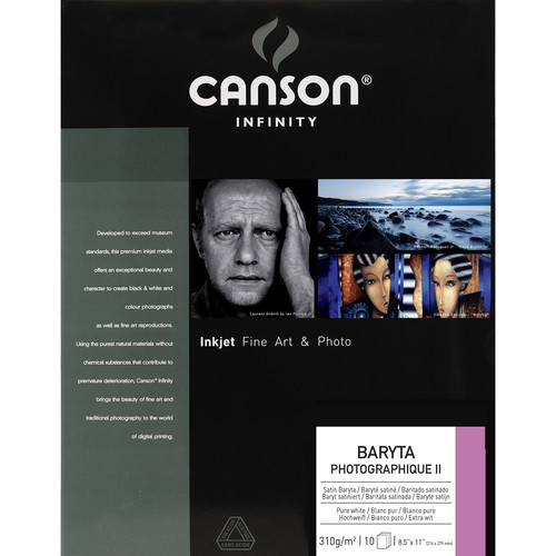 Canson Infinity Baryta Photographique II Matt - 8.5" x 11" (10 Sheets)