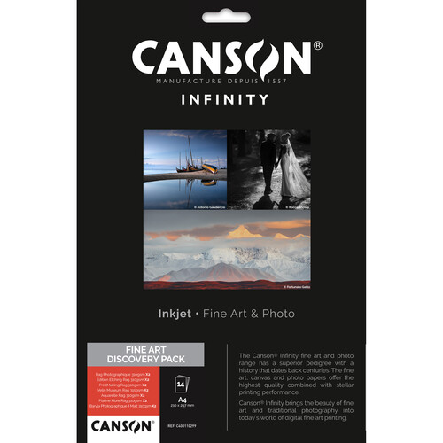 Canson Infinity Fine Art Discovery Pack (8.5 x 11", 14 Sheets)