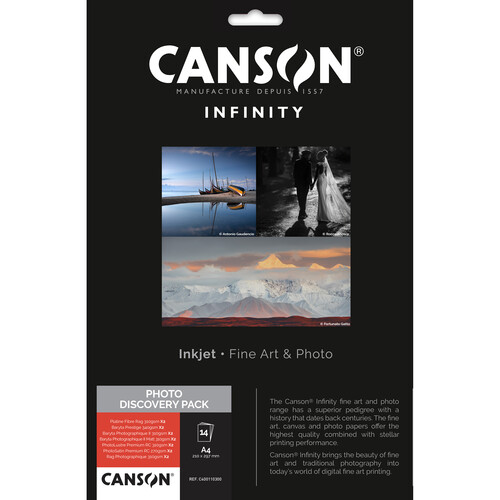 Canson Infinity Photo Discovery Pack (8.5" x 11", 14 Sheets)