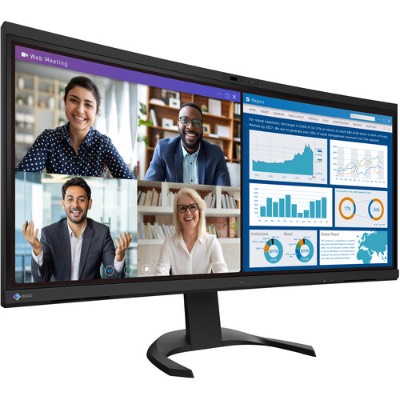 EIZO FlexScan EV3450XC 34.1" 1440p Curved Ultrawide Video Conferencing Monitor (Black)