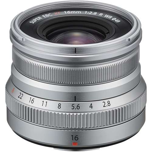 FUJIFILM XF16mmF2.8 R WR Lens (Silver)