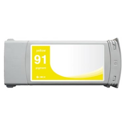 Replacement Cartridge for Hewlett Packard C94 775ml HP91 — Yellow