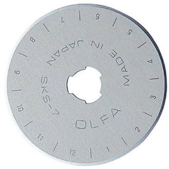 Olfa 45mm Circular Textile Blade, (Pack of 10)