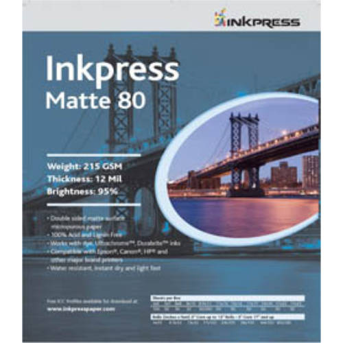 Inkpress Matte 80 DUO 44" x 100' roll
