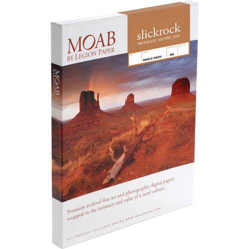 Moab Slickrock Metallic Silver 8.5” x 11” (100 sheets)