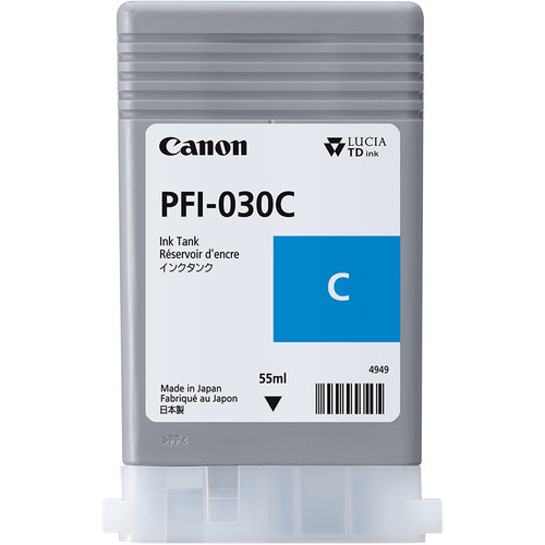 Canon PFI-030 Cyan Ink (55mL)
