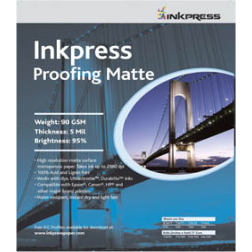 Inkpress Proofing Matte 17" x 100' roll