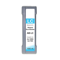 Replacement Cartridge for Roland Eco-Xtreme LT AI2 - Light Cyan, 1000mL