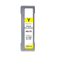 Replacement Cartridge for Roland Eco-Xtreme LT AI2 - Yellow, 1000mL