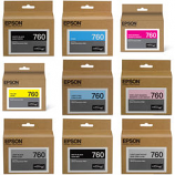 Epson T760 Ultrachrome HD Ink Cartridge Set
