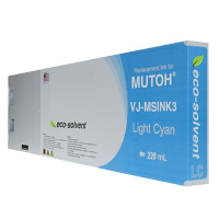 Replacement Cartridge for Mutoh Water-Based - Light Cyan (220ml)