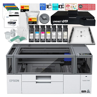 Epson Surecolor F1070 Hybrid DTG & DTF Printer with Deluxe DTF Bundle 
